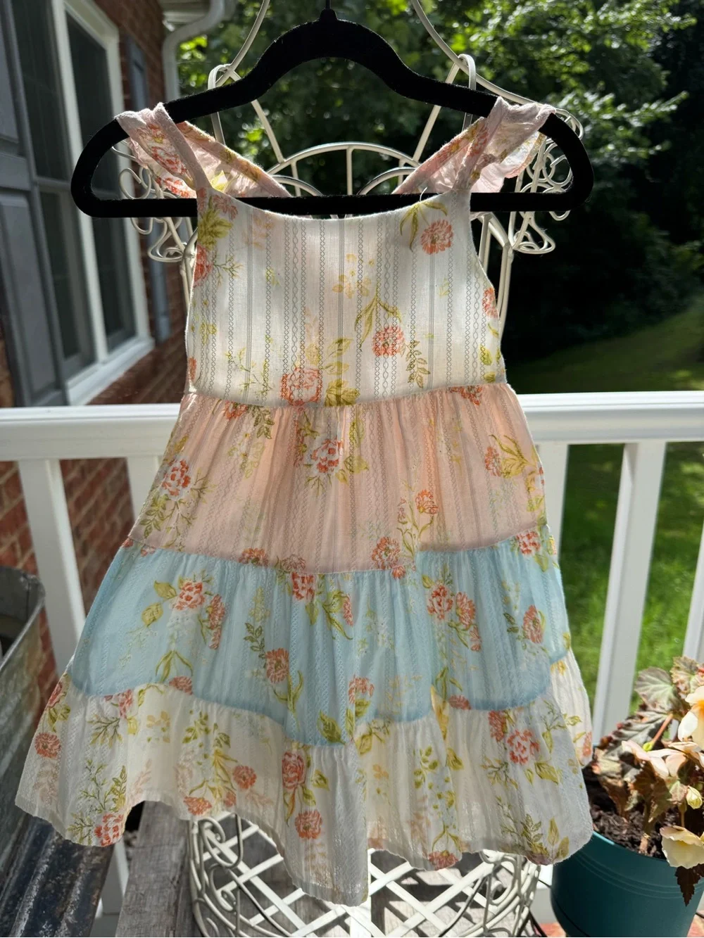 Catherine Malandrino Floral Tiered Ruffle Sundress. Size 2T